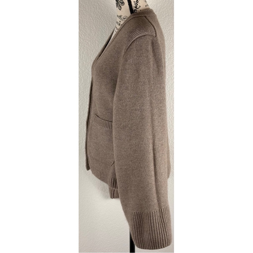 KHAITE NWT Scarlet Cashmere Cardigan Sweater Barley, size Medium - Picture 4 of 16